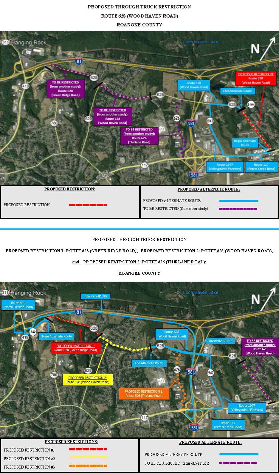 Wood Have Proposed Truck Restriction Maps